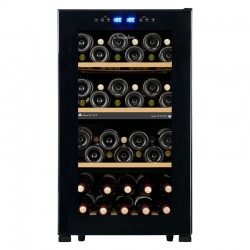 Vinoteca sommeliere LS51.2ZBLACK  para 50 botellas doble zona