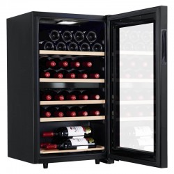 vinoteca para 32 botellas con doble zona  abierta