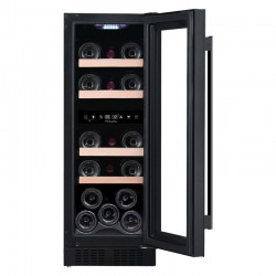 vinoteca 18 botellas integrable bajo encimera LSBU18DZ abierta