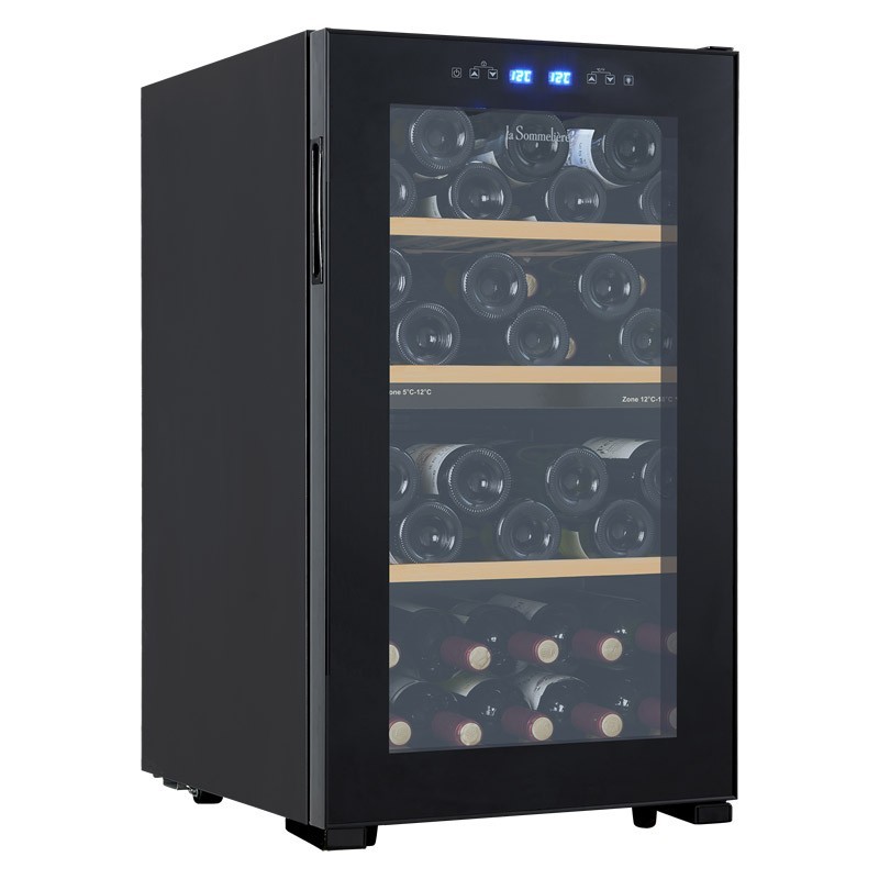 Vinoteca La Sommeliere LS51.2Z Black doble zona