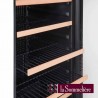 Vinoteca LS117BLACK para 121 botellas. Bandejas.