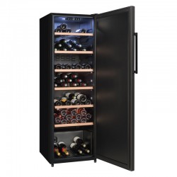 Vinoteca sommeliere CTPNE147E con puerta opaca para 147 botellas abierta llena